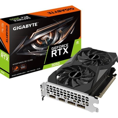 GIGABYTE GeForce RTX 3050 WINDFORCE OC V2 6GB GDDR6 (GV-N3050WF2OCV2-6GD)