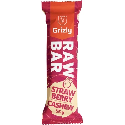 GRIZLY Raw Bar Jahoda 55 g