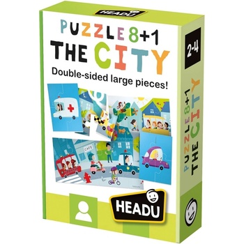 Headu Образователен пъзел, Headu, Градска среда 8+1 (HIT20508)