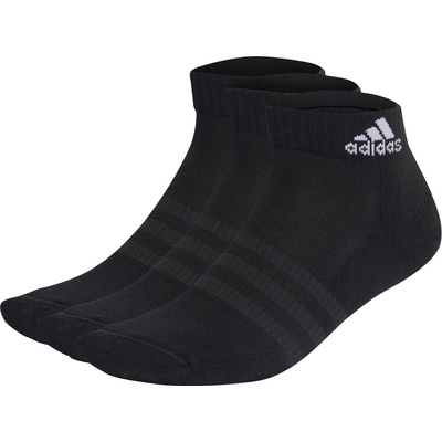 adidas Юношески чорапи Adidas Cushioned Sportswear Ankle Socks 3 Pair Juniors - Black