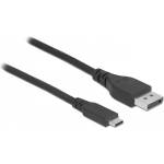 Delock 86037 адаптер за видео кабел 0, 5 м UBS тип C DisplayPort Черен (86037)