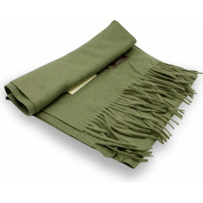 Krumlovanka s ovčí vlnou Cashmere Sensation olivově zelená extra jemná P-72650-K