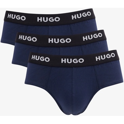 Hugo Boss 3 pack pánské slipy tmavě modré 50469763 410