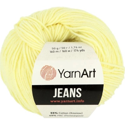 YarnArt Jeans 67 svetlá žltá