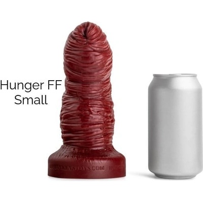 Mr. Hankey’s Toys HungerFF Blood Red Small prémiové silikónové dildo s Vac-U-Lock 18,4 x 5,5–6,7 cm