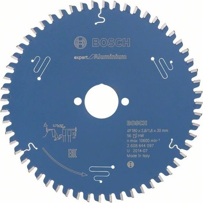 BOSCH Pílový kotúč Expert for Aluminium; 180 x 30 x 2,6 mm, 56 2608644097