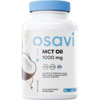 Image 1 of Osavi MCT Oil 1000 mg | C8 + C10 [60 Гел капсули]