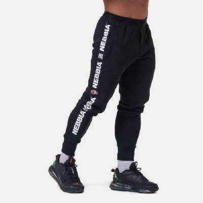 NEBBIA Pánske tepláky Golden Era Black XXL