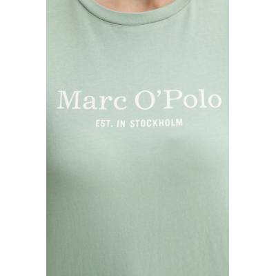 Marc O'Polo Памучна тениска Marc O'Polo в зелено 502229351055 (502229351055)