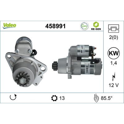Štartér VALEO 458991