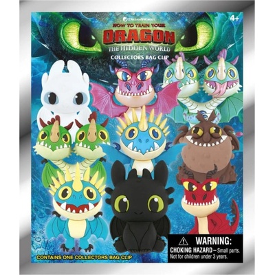 Monogram How To Train Your Dragon (blind Bag/random) 3d Foam Bag Clips