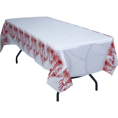 Guirca Plastový ubrus Halloween krvavé otisky 137x277 cm – Zboží Dáma