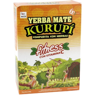 Kurupi Čaj Yerba Maté Fitness Sabor Naranja 500 g