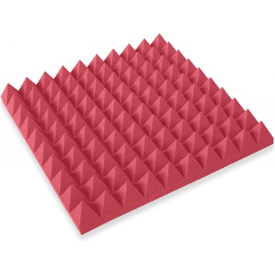 Mega-acoustic Akustická pěna jehlan červená 5 cm – Zboží Mobilmania