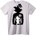 NOONEBRAND Тениска Силует на Goku Dragon Ball - S, Black