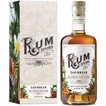 Rum Explorer Caribbean 5y 41% 0,7 l (holá láhev)