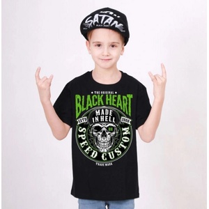 Black heart детска тениска black heart - desolate - ЧЕРНА - 13751
