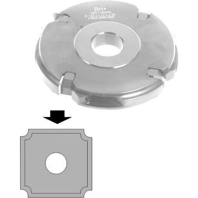 Nůž multi HW - 4x R3 pro frézu zaoblovací MULTIRADIUS