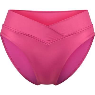 Seafolly Дамско бикини долнище Seafolly Women's Soleil V Front High Cut Pant Bikini bottom - Hot Pink - размер 34 (EU) (150-4281-0212)