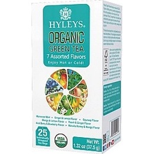 HYLEYS ORGANIC zelený čaj 7 ovocných chutí 25 x 1,5 g