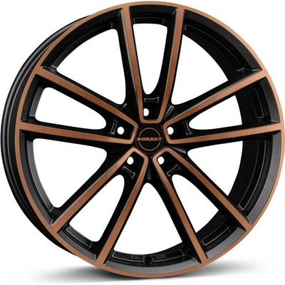 Borbet W 8x19 5x112 ET37 black copper polished matt