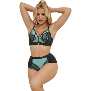 Subblime - комплект дантелено бельо - 955564 (черно) - lovesexshop