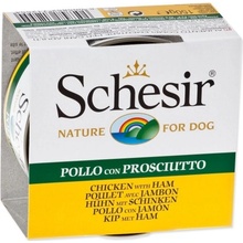 Schesir Dog Adult kuře/šunka 150 g