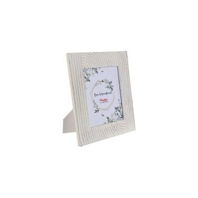 Home ESPRIT Рамка за снимки Home ESPRIT Бял Кристал Дървен MDF Индианец 32 x 1, 5 x 37 cm