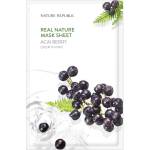 Nature republic Real Nature Acai Berr Sheet Mask - Хидратираща маска за лице с акай 1бр/23мл