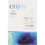 Dove Подаръчен комплект dove за жени hydrate enjoy (антиперспирант 150 мл + душ гел 250 мл)