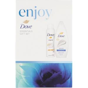 Dove Подаръчен комплект dove за жени hydrate enjoy (антиперспирант 150 мл + душ гел 250 мл)
