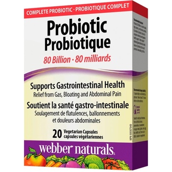Image 1 of Webber Naturals Probiotic 80 Billion Active Probiotics [20 капсули]