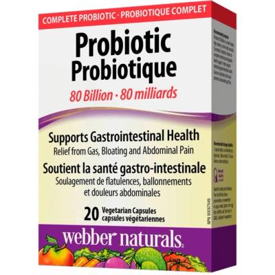 Probiotic 80 Billion Active Probiotics [20 капсули]