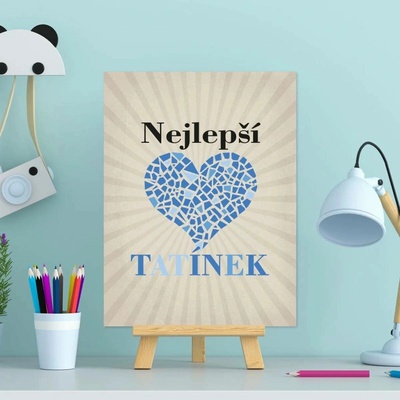 Sablio Dárková cedulka Nejlepší tatínek: 30x40 cm
