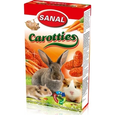 SANAL Хапки Carotties SANAL Rodent - с морков, 45 гр, Холандия SK7711