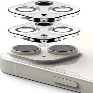 Ringke Протектор за камера за iPhone 15 / iPhone 15 Plus (комплект 2) - Ringke Camera Protector Glass - Прозрачен