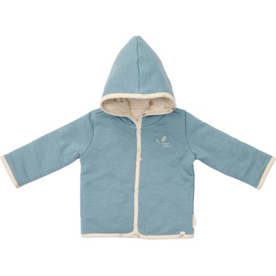 Little Dutch Бебешко двулицево яке Little Dutch Forest Friends - Stone Blue, 74 cm, 6-9 м (CL25222017)
