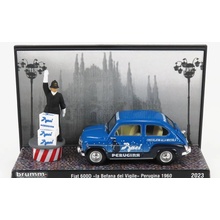 Brumm prom Fiat 600d Baci Perugina 1960 La Befana Del Vigile Modrá Černá 1:43