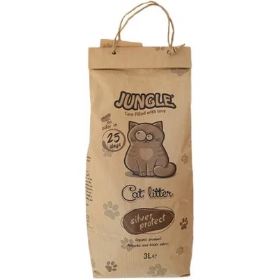 Jungle Котешка тоалетна със сребърни йони Jungle 3л