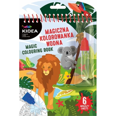 Kidea vodná omaľovánka Zvieratká 446