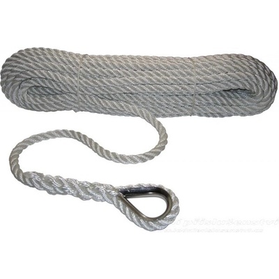 FSE ROBLINE Kotevní lano z polyesteru, s očnicí 30 m 14 mm 563527
