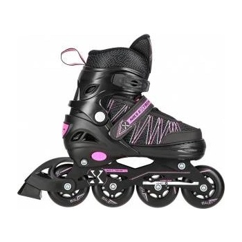 NILS Extreme Ролери Nils Extreme, NH11912, Регулируеми, 2 в 1, M (35-38), Черен/Розов