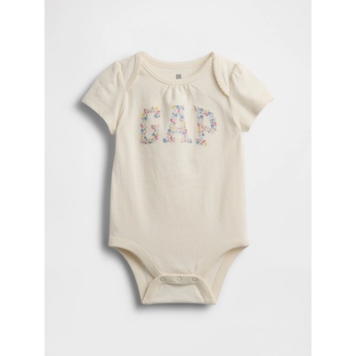 GAP Baby body s logom Biela