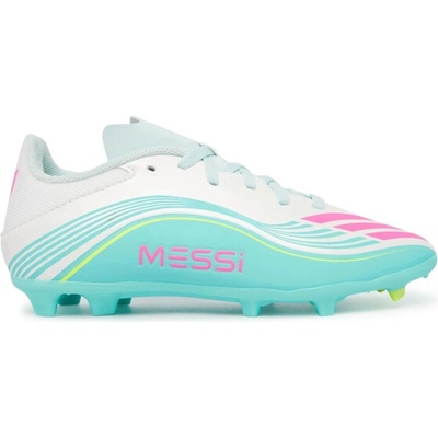 adidas F50 Messi Club Jr FG/MG cloud white/lucid pink/flash aqua
