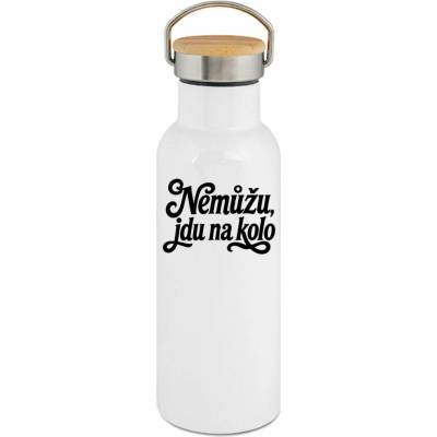 123TRIKO termoska Nemůžu, jdu na kolo černá 500 ml