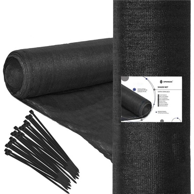 Springos tieniaca sieť 140g/m² 1,5 x 50 m čierna SN0023