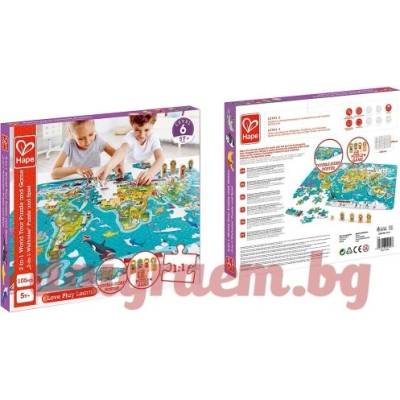 Hape Пъзел Околосветско пътешествие hape e1626 (h1626a)