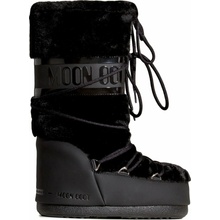 Moon Boot CLASSIC FAUX FUR čierna