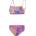 Speedo Бански костюм Speedo Women's Two Piece Swimsuit - Purple/Yellow