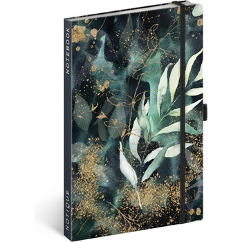 Notique Бележки с евкалипт, подплатени, 13 x 21 cm BAAGL NOTIQUE | Zelen | Home | UNI